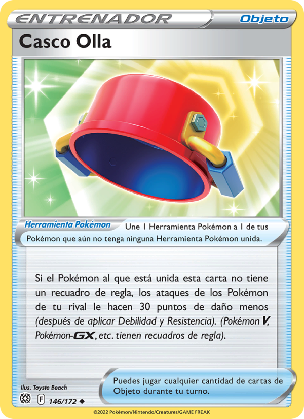 Casco Olla 146 — Brilliant Stars (Spanish Pokémon TCG card)