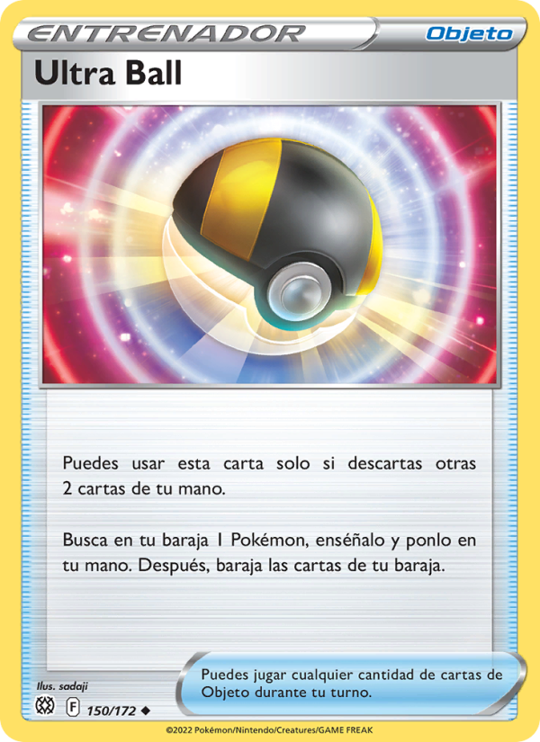 Ultra Ball 150 — Brilliant Stars (Spanish Pokémon TCG card)