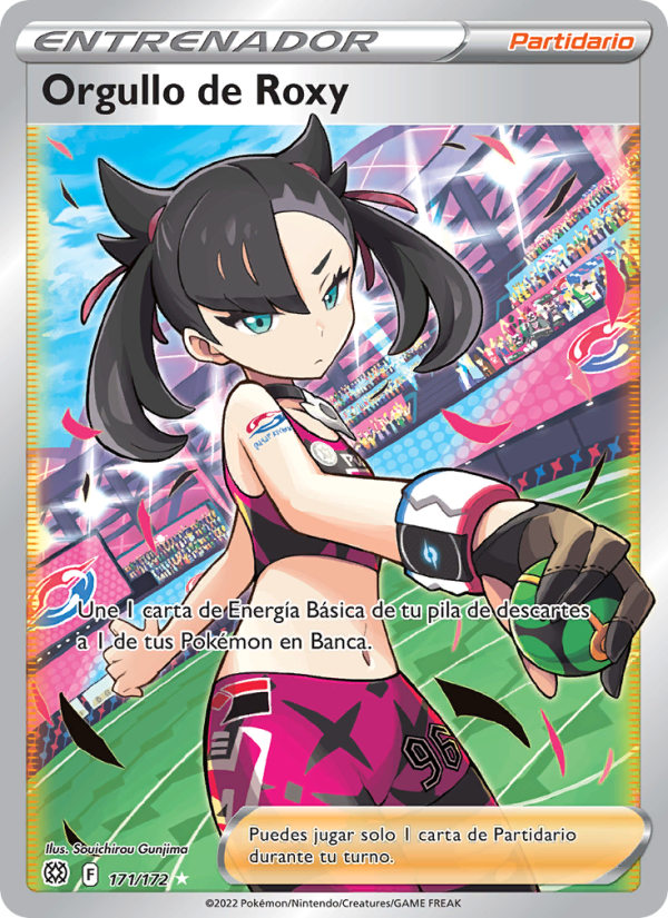 Orgullo de Roxy 171 — Brilliant Stars (Spanish Pokémon TCG card)