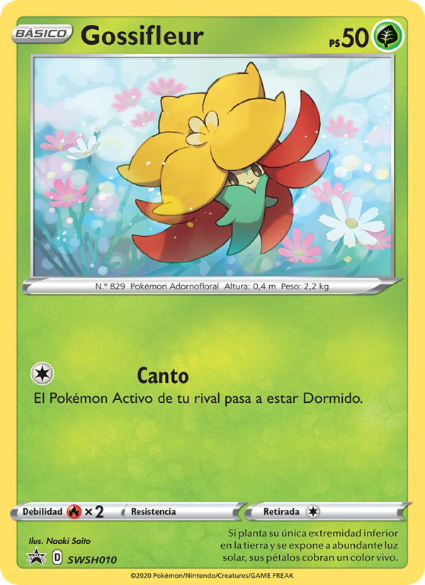 Gossifleur SWSH010 — Sword & Shield Promos (Spanish Pokémon TCG card)