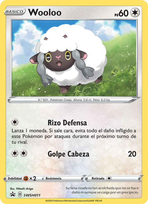 Wooloo SWSH011 — Sword & Shield Promos (Spanish Pokémon TCG card)