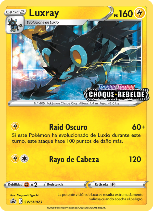 Luxray SWSH023 — Sword & Shield Promos (Spanish Pokémon TCG card)