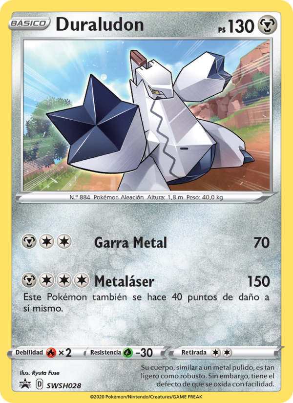 Duraludon SWSH028 — Sword & Shield Promos (Spanish Pokémon TCG card)