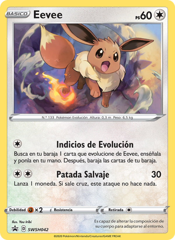 Eevee SWSH042 — Sword & Shield Promos (Spanish Pokémon TCG card)