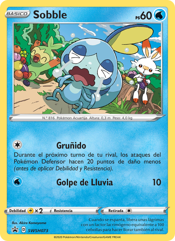Sobble SWSH073 — Sword & Shield Promos (Spanish Pokémon TCG card)