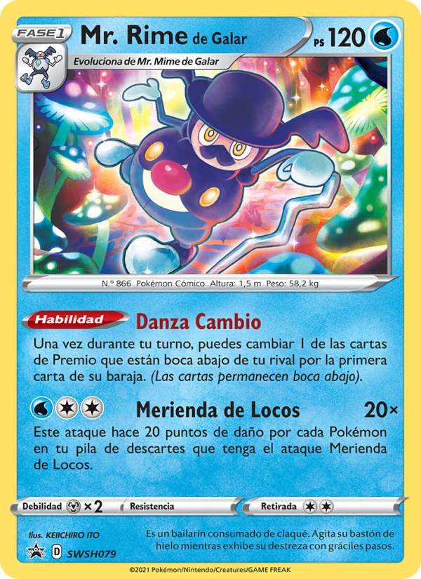 Mr. Rime de Galar SWSH079 — Sword & Shield Promos (Spanish Pokémon TCG card)