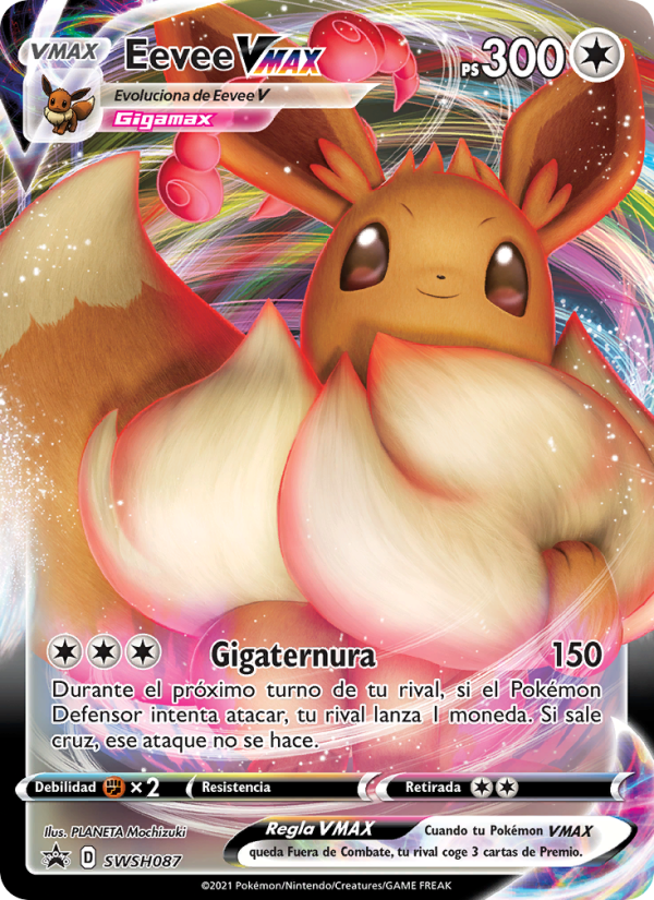 Eevee VMAX SWSH087 — Sword & Shield Promos (Spanish Pokémon TCG card)