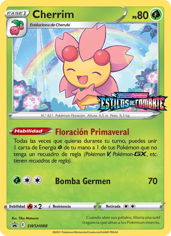 Cherrim SWSH088 — Sword & Shield Promos (Spanish Pokémon TCG card)
