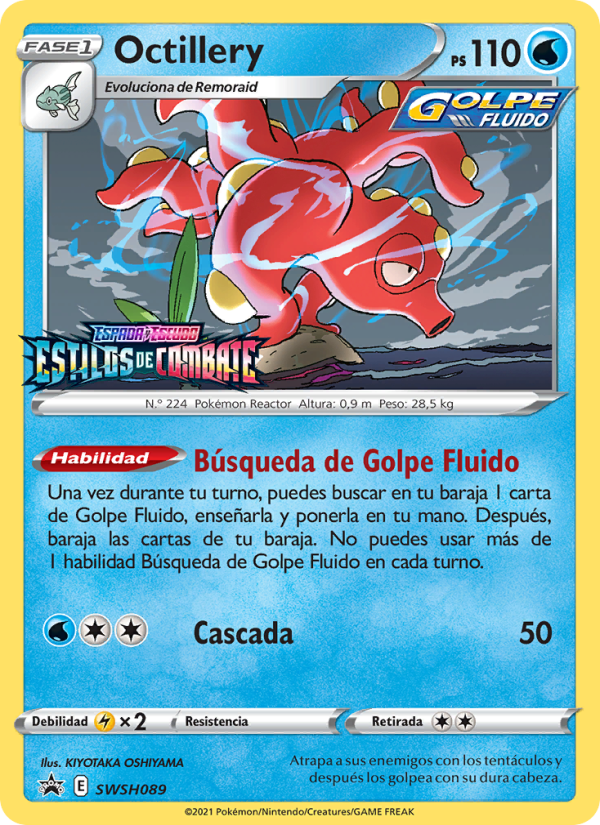 Octillery SWSH089 — Sword & Shield Promos (Spanish Pokémon TCG card)