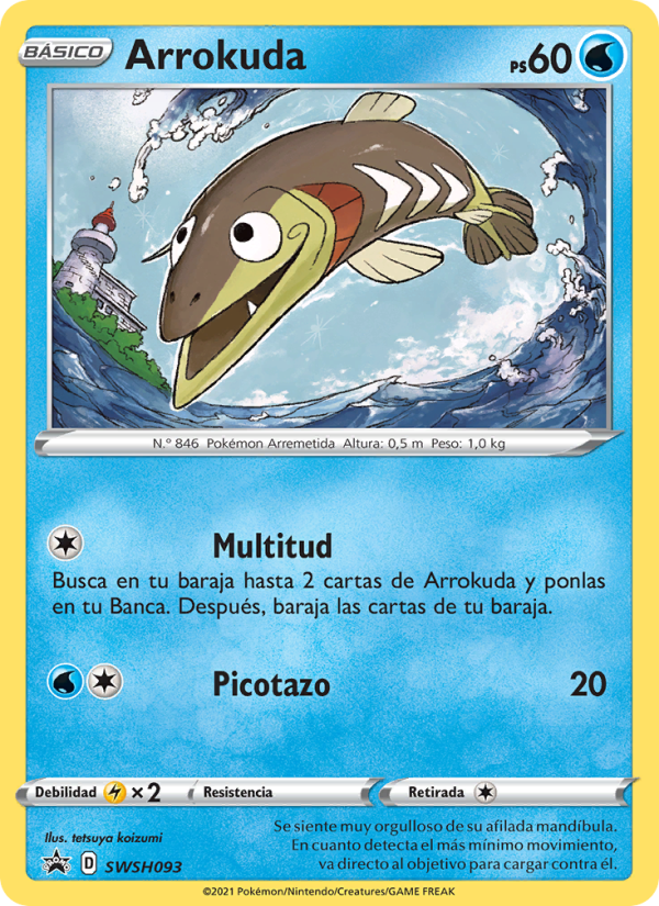 Arrokuda SWSH093 — Sword & Shield Promos (Spanish Pokémon TCG card)