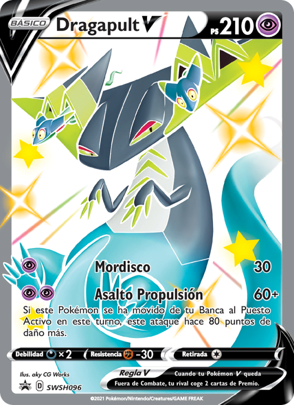 Dragapult V SWSH096 — Sword & Shield Promos (Spanish Pokémon TCG card)