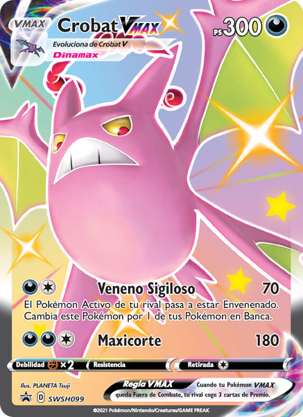Crobat VMAX SWSH099 — Sword & Shield Promos (Spanish Pokémon TCG card)