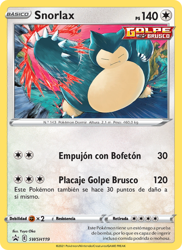 Snorlax SWSH119 — Sword & Shield Promos (Spanish Pokémon TCG card)