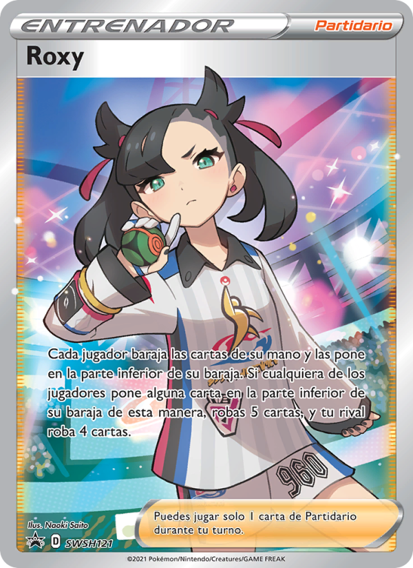 Roxy SWSH121 — Sword & Shield Promos (Spanish Pokémon TCG card)