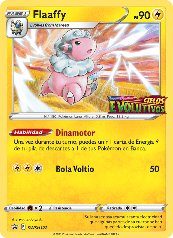 Flaaffy SWSH122 — Sword & Shield Promos (Spanish Pokémon TCG card)