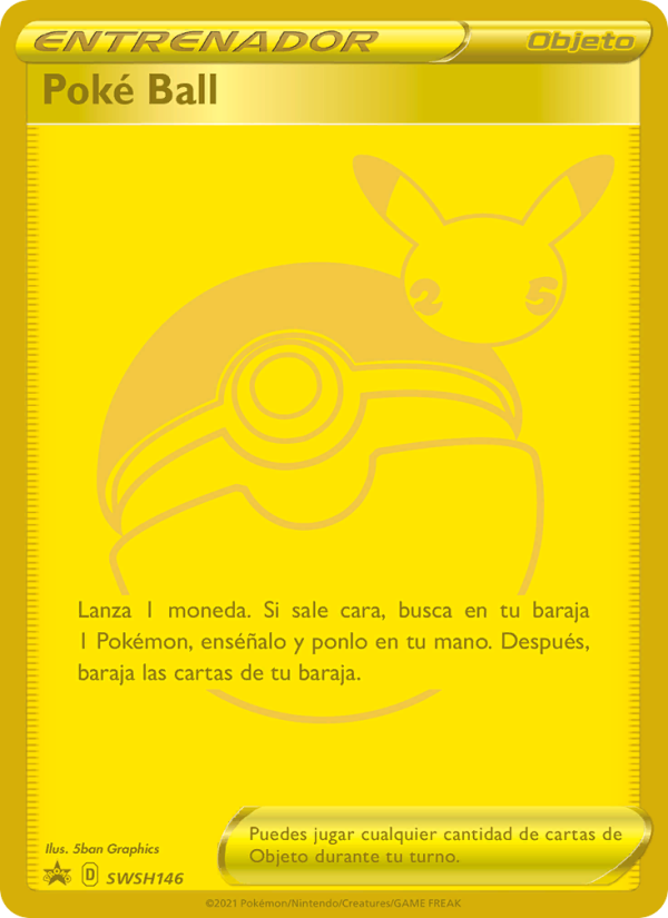 Poké Ball SWSH146 — Sword & Shield Promos (Spanish Pokémon TCG card)
