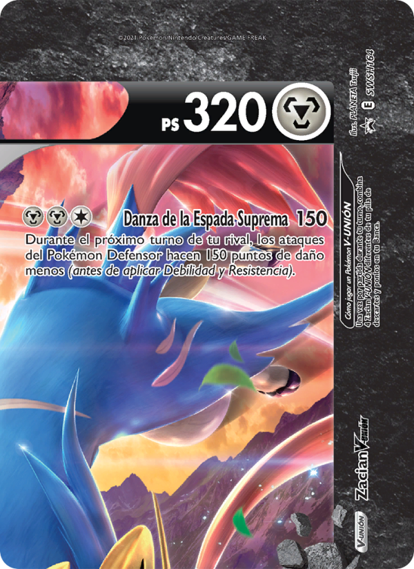 Zacian V-UNIÓN SWSH164 — Sword & Shield Promos (Spanish Pokémon TCG card)