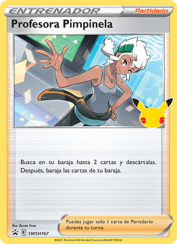 Profesora Pimpinela SWSH167 — Sword & Shield Promos (Spanish Pokémon TCG card)