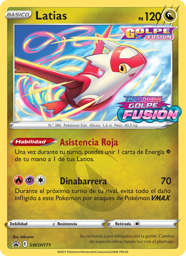 Latias SWSH171 — Sword & Shield Promos (Spanish Pokémon TCG card)
