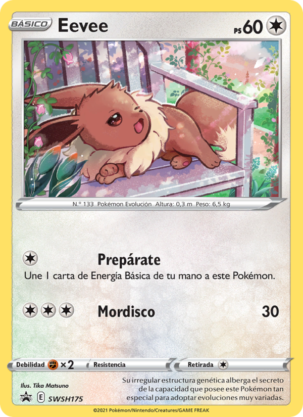 Eevee SWSH175 — Sword & Shield Promos (Spanish Pokémon TCG card)