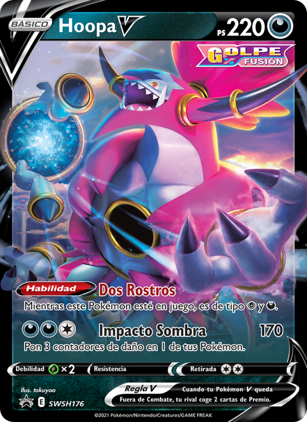 Hoopa V SWSH176 — Sword & Shield Promos (Spanish Pokémon TCG card)
