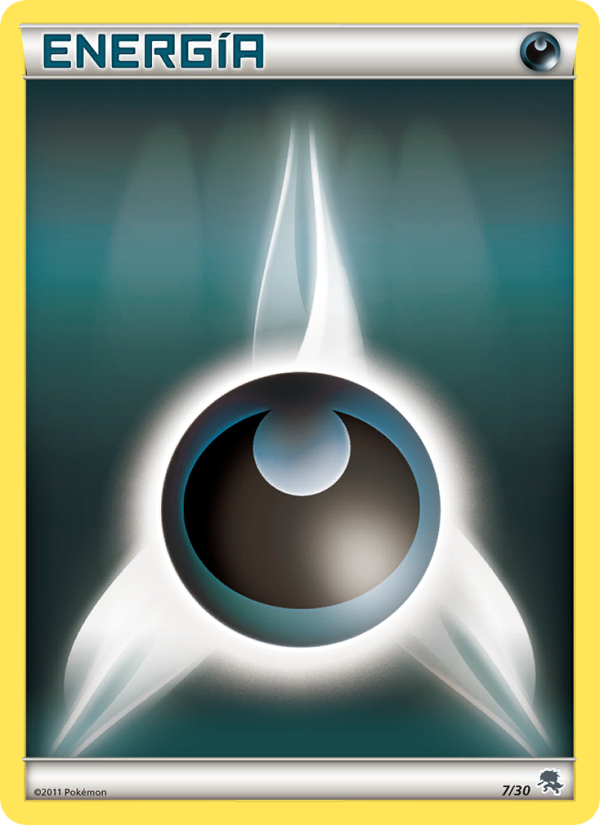 Energía Oscura 7 — BW trainer Kit (Zoroark) (Spanish Pokémon TCG card)
