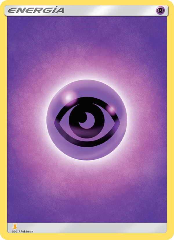 Energía Psíquica 20 — SM trainer Kit (Alolan Raichu) (Spanish Pokémon TCG card)