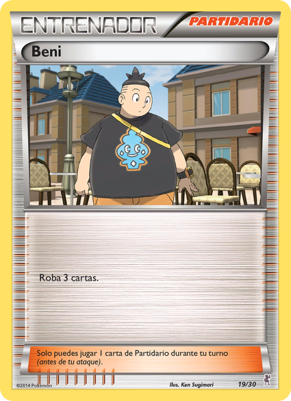 Beni 19 — XY trainer Kit (Bisharp) (Spanish Pokémon TCG card)