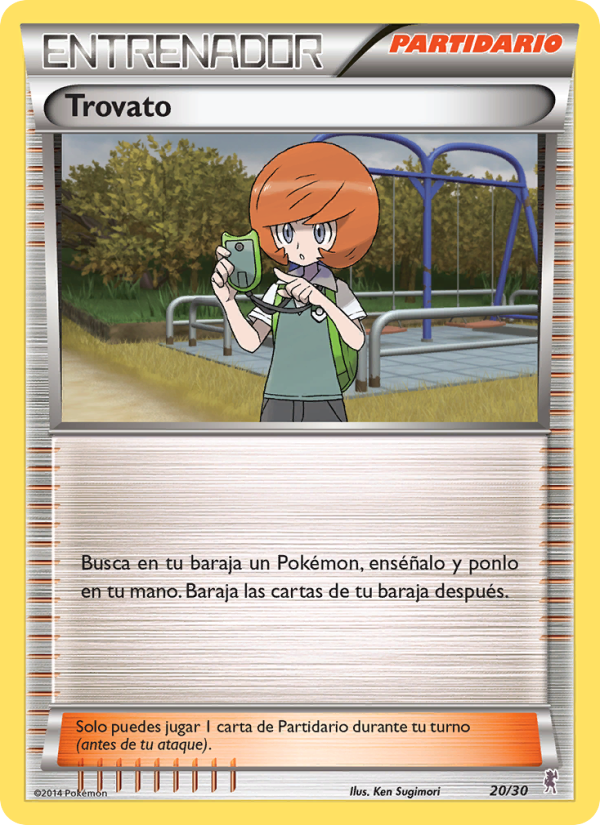 Trovato 20 — XY trainer Kit (Bisharp) (Spanish Pokémon TCG card)