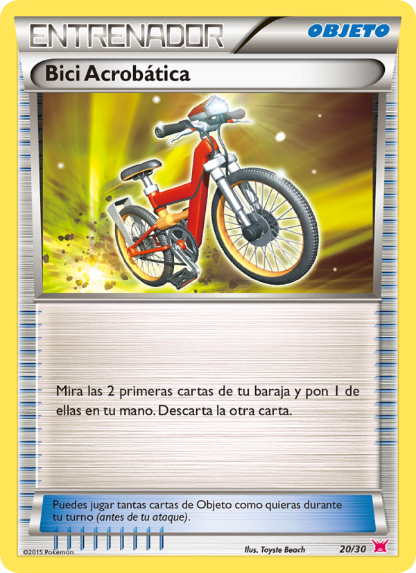 Bici Acrobática 20 — XY trainer Kit (Latias) (Spanish Pokémon TCG card)