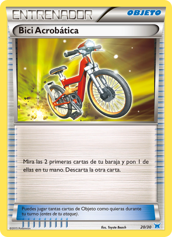 Bici Acrobática 20 — XY trainer Kit (Latios) (Spanish Pokémon TCG card)