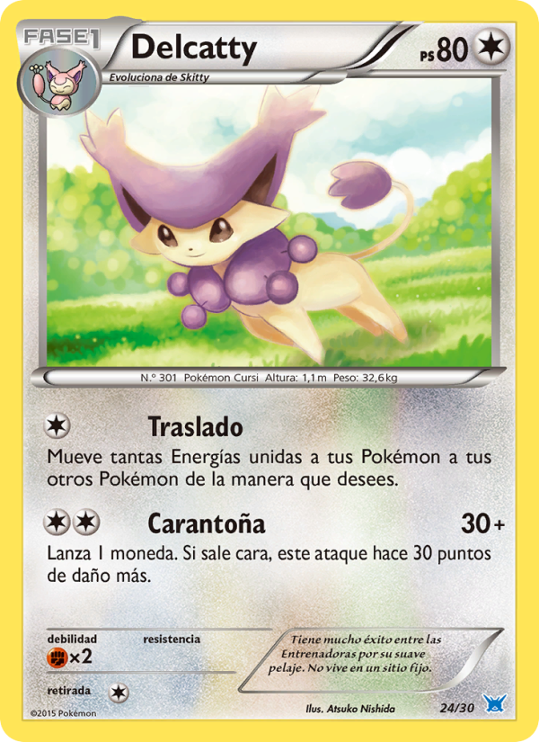 Delcatty 24 — XY trainer Kit (Latios) (Spanish Pokémon TCG card)