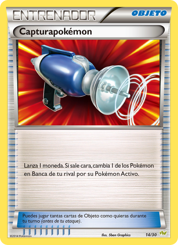 Capturapokémon 14 — XY trainer Kit (Noivern) (Spanish Pokémon TCG card)