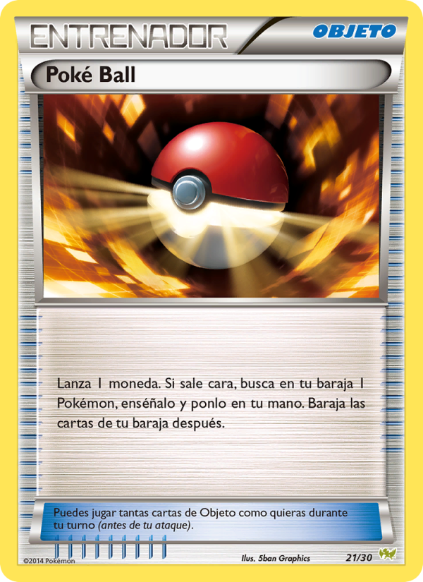 Poké Ball 21 — XY trainer Kit (Noivern) (Spanish Pokémon TCG card)