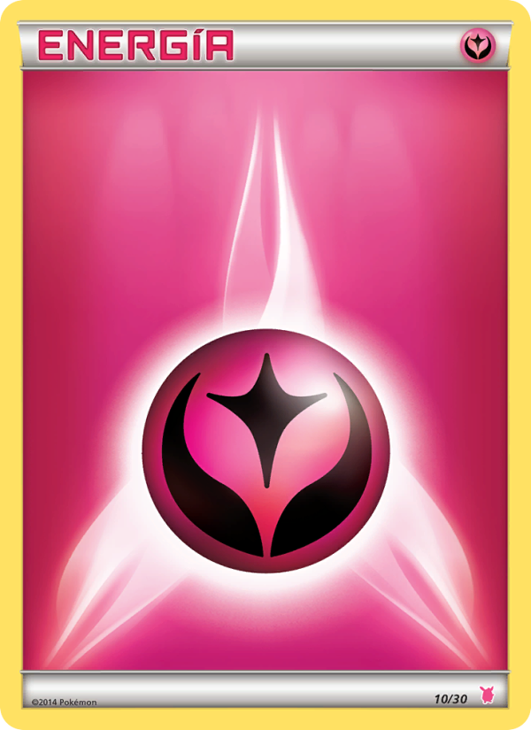 Energía Hada 10 — XY trainer Kit (Wigglytuff) (Spanish Pokémon TCG card)