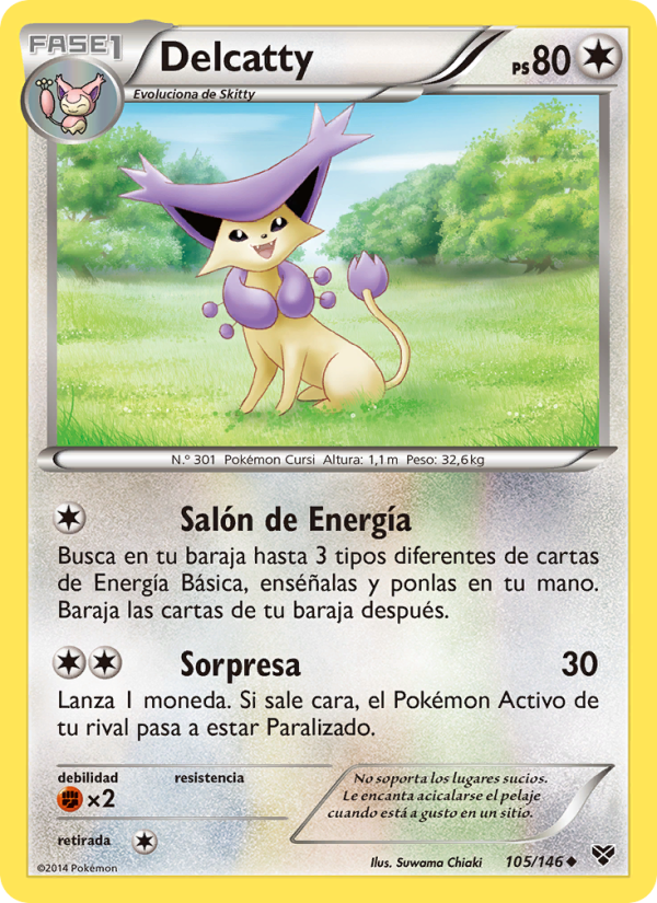 Delcatty 105 — XY (Spanish Pokémon TCG card)