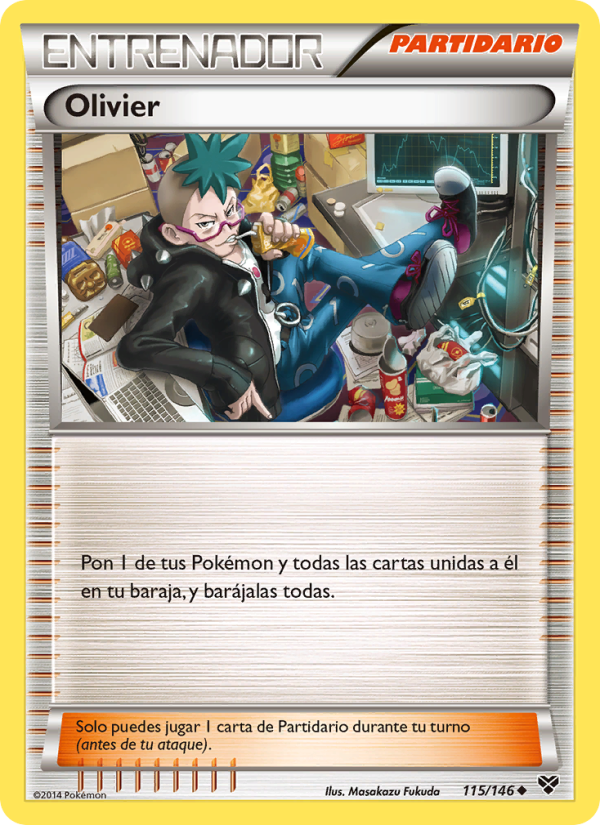 Olivier 115 — XY (Spanish Pokémon TCG card)