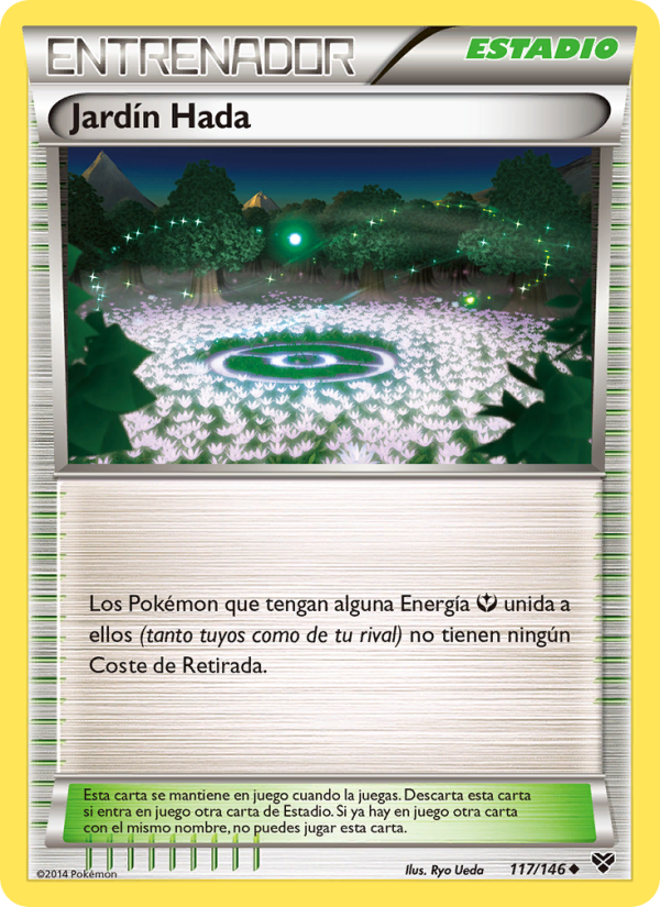 Jardín Hada 117 — XY (Spanish Pokémon TCG card)