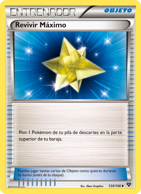 Revivir Máximo 120 — XY (Spanish Pokémon TCG card)