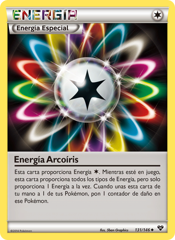 Energía Arcoíris 131 — XY (Spanish Pokémon TCG card)
