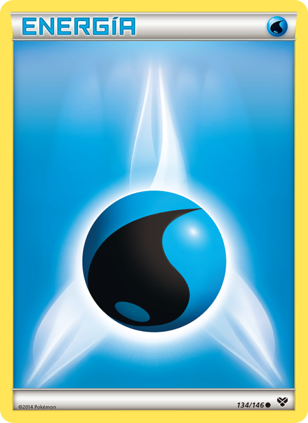 Energía Agua 134 — XY (Spanish Pokémon TCG card)