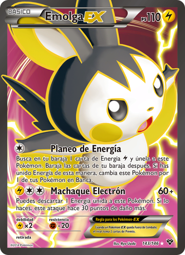 Emolga EX 143 — XY (Spanish Pokémon TCG card)