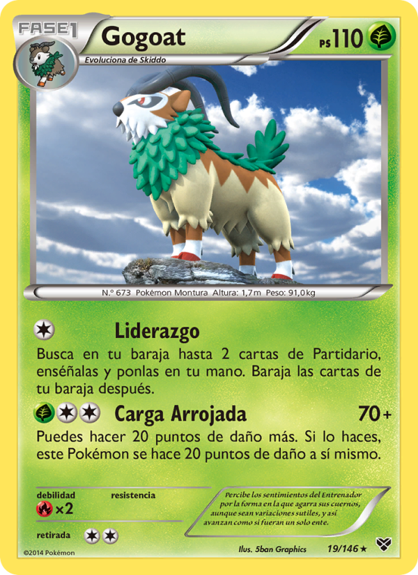 Gogoat 19 — XY (Spanish Pokémon TCG card)