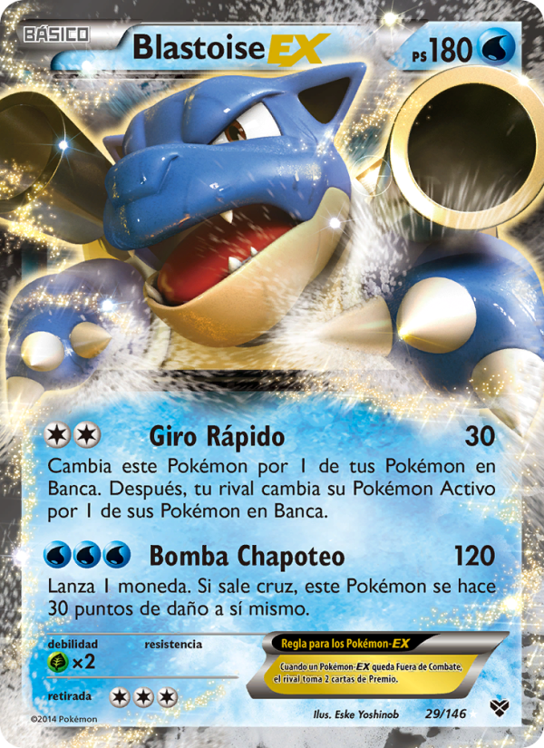 Blastoise EX 29 — XY (Spanish Pokémon TCG card)