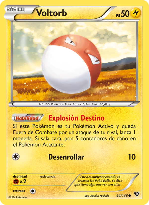 Voltorb 44 — XY (Spanish Pokémon TCG card)