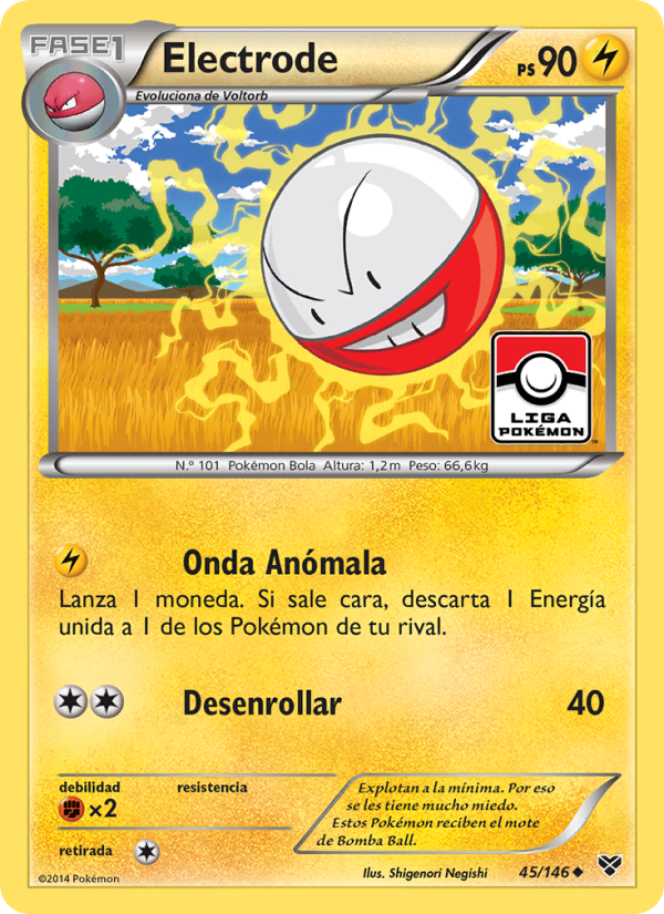 Electrode 45 — XY (Spanish Pokémon TCG card)