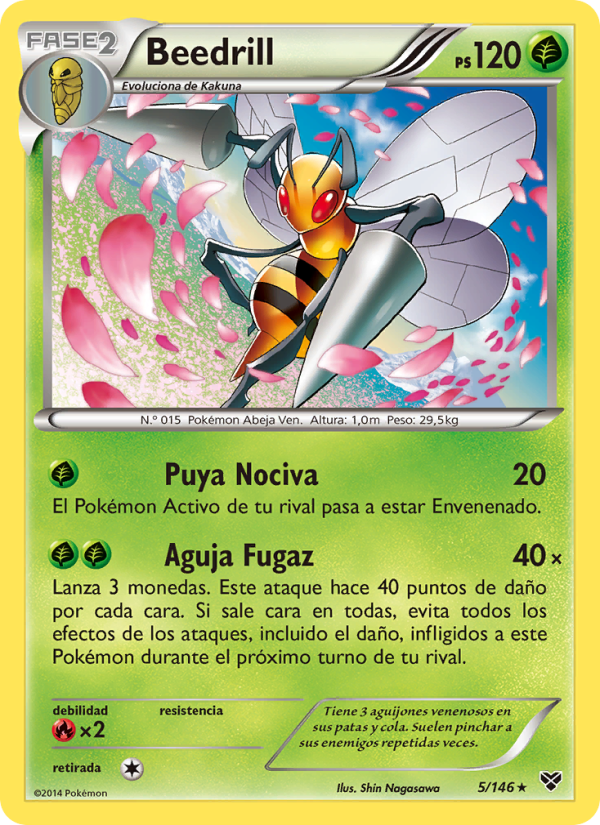 Beedrill 5 — XY (Spanish Pokémon TCG card)