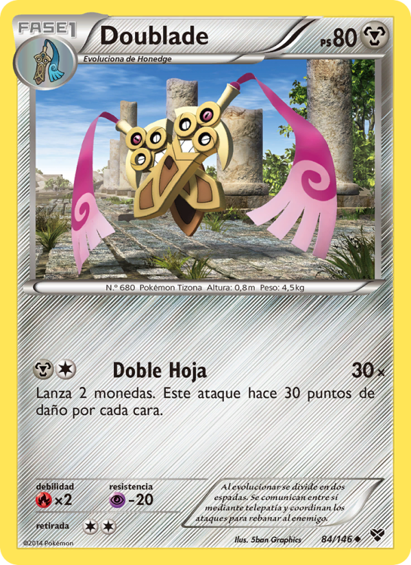 Doublade 84 — XY (Spanish Pokémon TCG card)