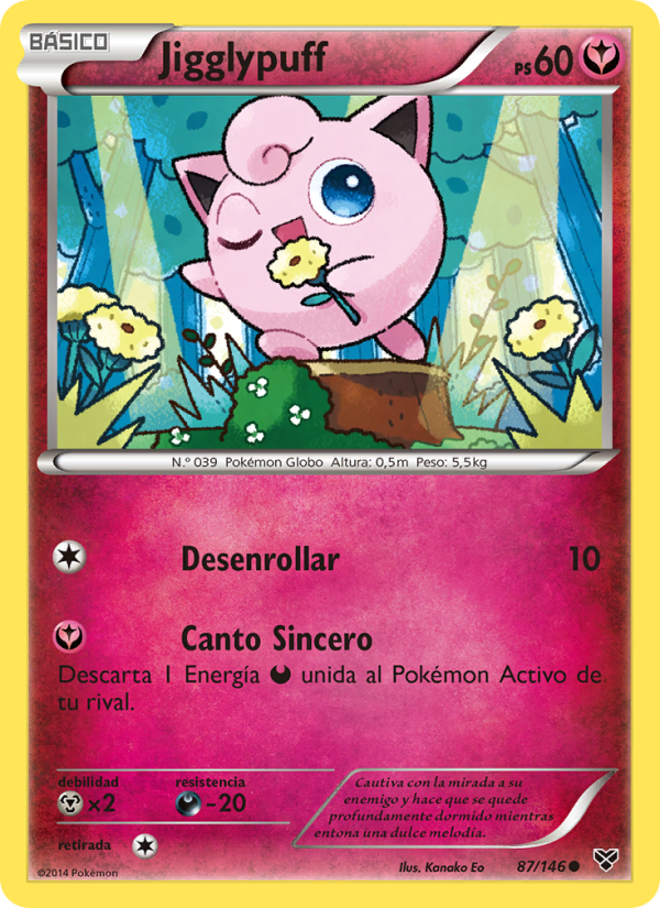 Jigglypuff 87 — XY (Spanish Pokémon TCG card)