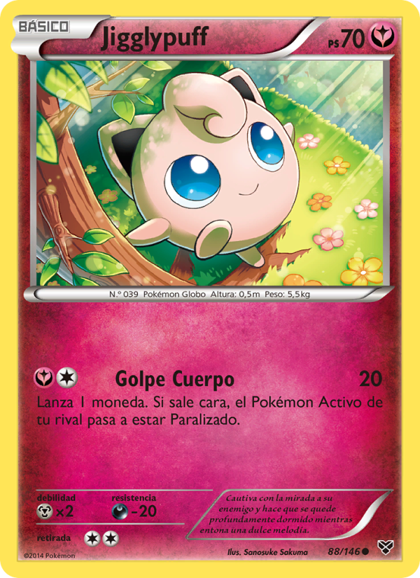 Jigglypuff 88 — XY (Spanish Pokémon TCG card)